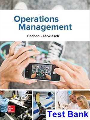operations management 1st edition cachon test bank