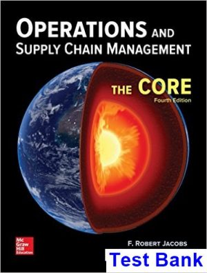 operations supply chain management core 4th edition jacobs test bank