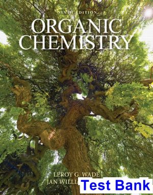 organic chemistry 9th edition wade test bank