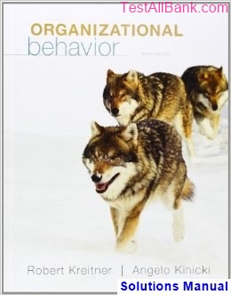 organizational behavior 10th edition kreitner solutions manual