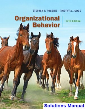 organizational behavior 17th edition robbins solutions manual