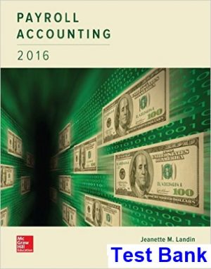 payroll accounting 2016 2nd edition landin test bank