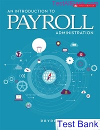 payroll canadian 1st edition dryden test bank