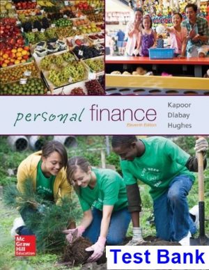 personal finance 11th edition kapoor test bank