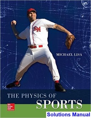 physics sports 1st edition lisa solutions manual