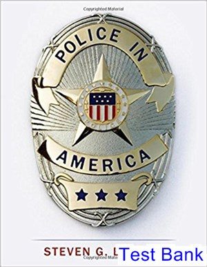 police in america 1st edition brandl test bank