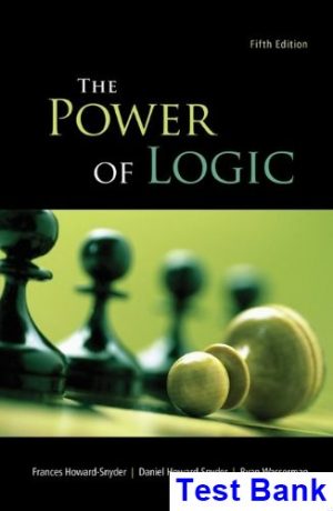 power logic 5th edition howard snyder test bank