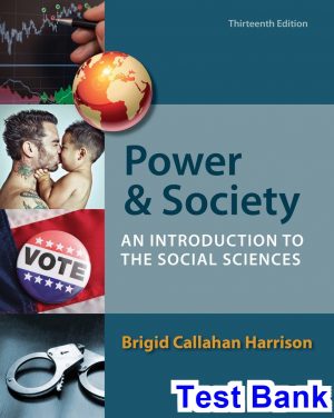 power society introduction social sciences 13th edition harrison test bank