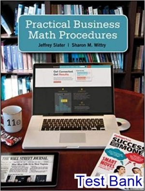 practical business math procedures 11th edition slater test bank