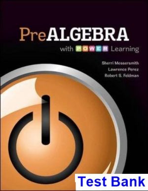prealgebra p o w e r learning 1st edition messersmith test bank