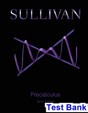 precalculus 10th edition sullivan test bank