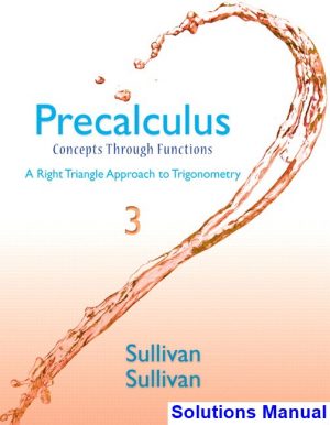 precalculus concepts through functions right triangle approach trigonometry 3rd edition sullivan solutions manual