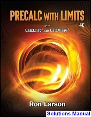 precalculus limits 4th edition larson solutions manual