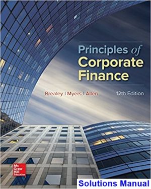 principles corporate finance 12th edition brealey solutions manual