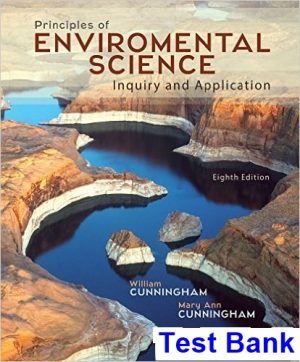 principles environmental science 8th edition cunningham test bank