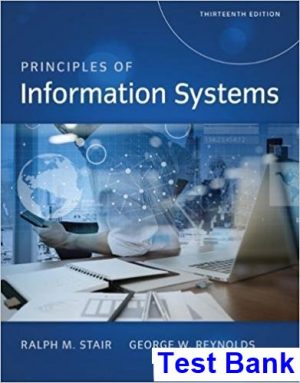 principles information systems 13th edition stair test bank