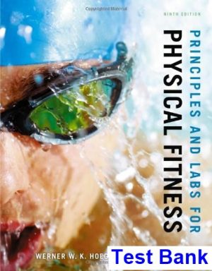principles labs physical fitness 9th edition hoeger test bank
