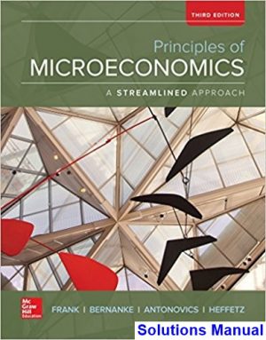 principles microeconomics brief edition 3rd edition frank solutions manual