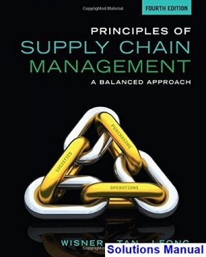 principles supply chain management balanced approach 4th edition wisner solutions manual