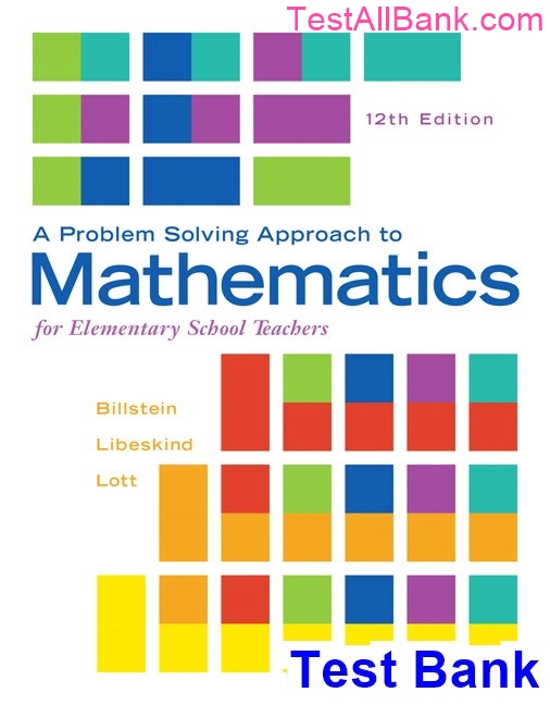 a problem solving approach to mathematics for elementary school teachers solution