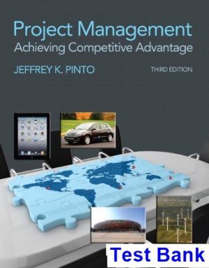 Project Management Achieving Competitive Advantage 5th Edition Pinto ...