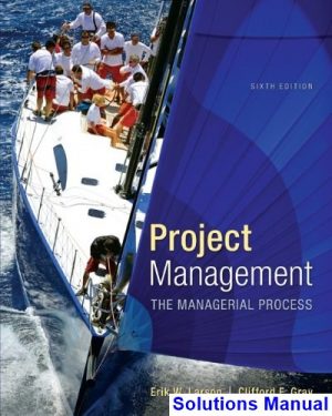 project management managerial process 6th edition larson solutions manual