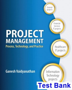 project management process technology practice 1st edition vaidyanathan test bank