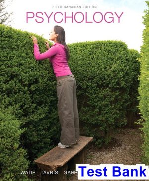psychology canadian 5th edition wade test bank