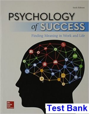 psychology success finding meaning work life 6th edition denis waitley test bank