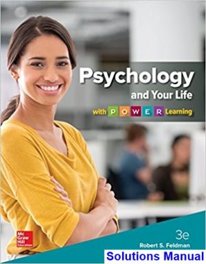 psychology your life power learning 3rd edition feldman solutions manual