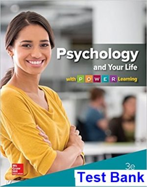 psychology your life power learning 3rd edition feldman test bank