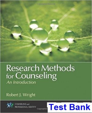 research methods counseling 1st edition wright test bank