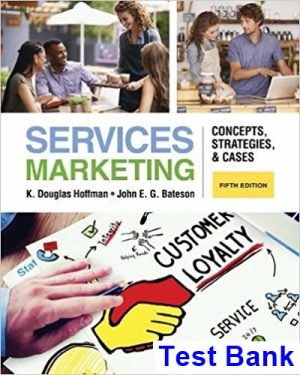 services marketing concepts strategies cases 5th edition hoffman test bank