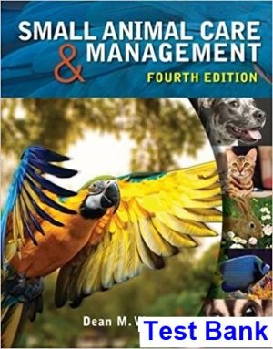 small animal care management 4th edition warren test bank