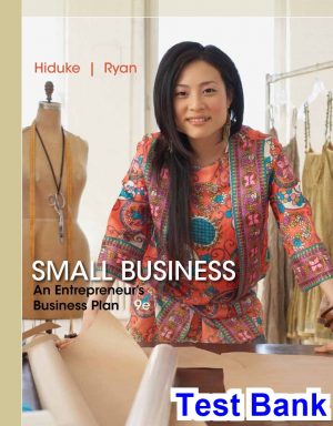 small business entrepreneurs business plan 9th edition hiduke test bank