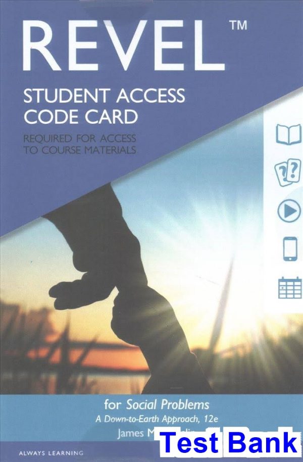 social problems down earth approach 12th edition henslin test bank