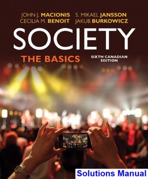 society basics canadian 6th edition macionis solutions manual