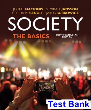 society basics canadian 6th edition macionis test bank