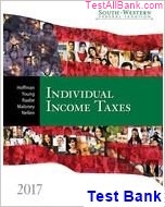 south western federal taxation 2017 individual income taxes 40th edition hoffman test bank