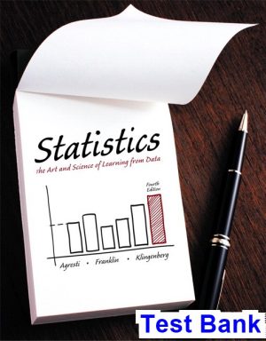 statistics 4th edition agresti test bank