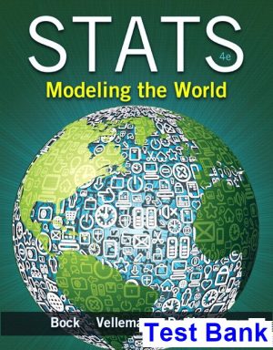 stats modeling world 4th edition bock test bank