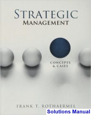strategic management concepts cases 1st edition ali solutions manual