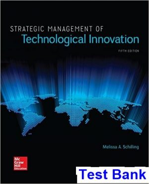 strategic management technological innovation 5th edition schilling test bank