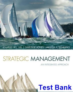 strategic management theory cases integrated approach 11th edition hill test bank