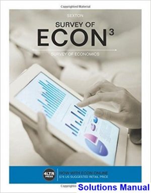 survey econ 3rd edition sexton solutions manual