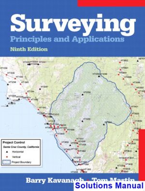 surveying principles applications 9th edition kavanagh solutions manual