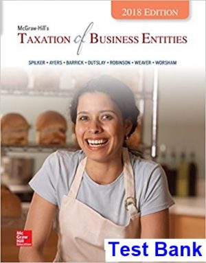 taxation business entities 2018 edition 9th edition spilker test bank