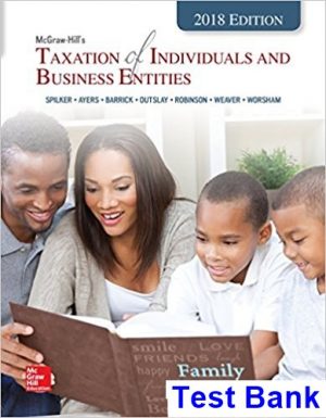 taxation individuals business entities 2018 edition 9th edition spilker test bank