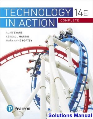 technology action complete 14th edition evans solutions manual