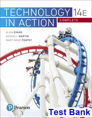 technology action complete 14th edition evans test bank